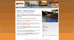 Desktop Screenshot of mapros.cz